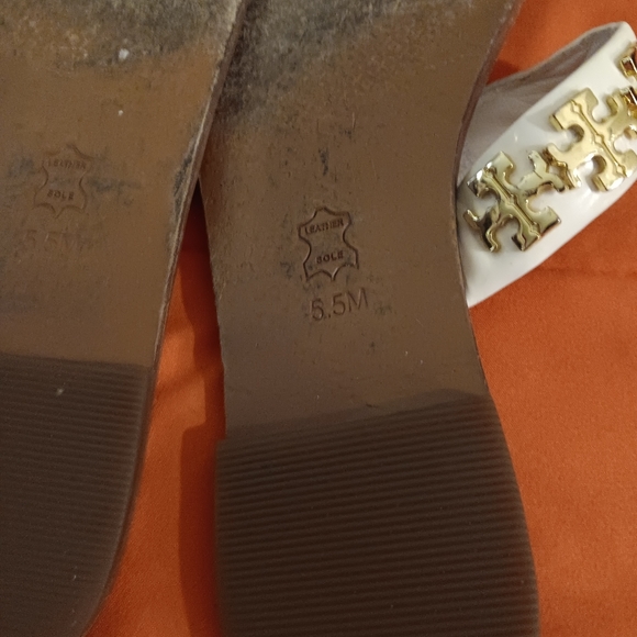Tory Burch Sandals Womens 6.5  Leather Slides - Picture 7 of 7